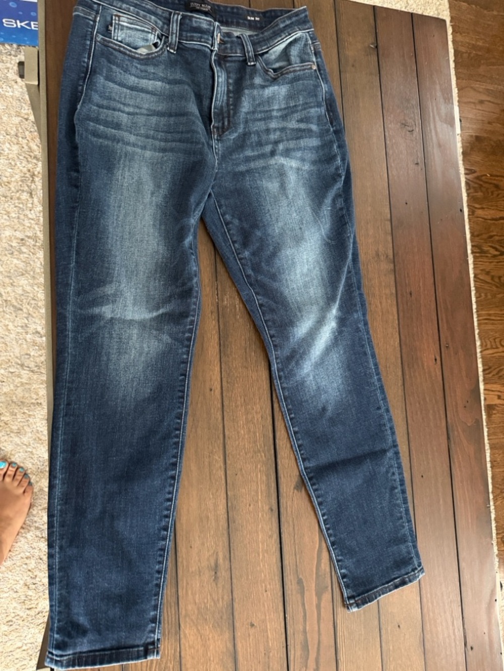 Judy Blue Slim Fit Jeans Women’s Size 13/31 Mid Rise Stretch Denim
